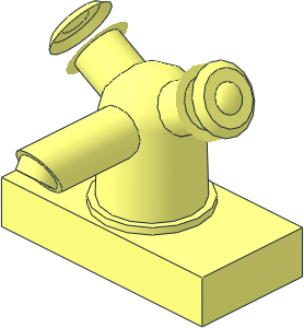 ~Tap  1 x  2 with Two Valves Body