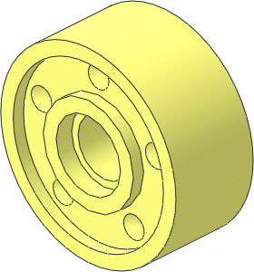 ~Duplo Car Base  2 x  6 Wheel with Fake Bolts