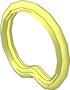 ~Hose  3 x 32 x  2.333 - Segment End