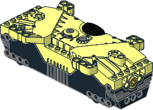 Electric Motor Unit  6 x 18 x  4 with Black Bottom