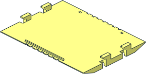 ~Electric Motor Unit  6 x 18 x  4 - Battery Compartment Lid