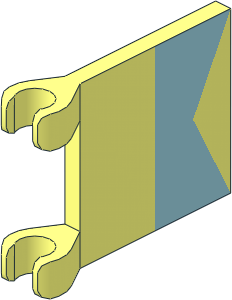 Flag  2 x  2 with Diver Pattern