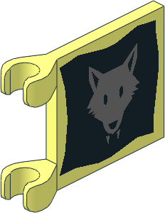 Flag  2 x  2 with Wolfman Pattern