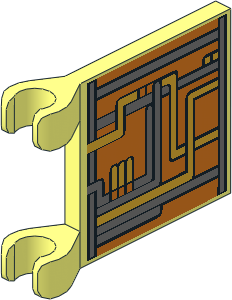 Flag  2 x  2 with SW Pod Racer Circuitry Pattern