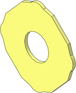 ~Electric Power Functions Large Motor Case Front Plate