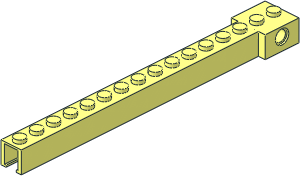 Crane Arm Outside Narrow 16 Studs