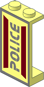 Panel  1 x  2 x  3 with Space Police I Left Pattern