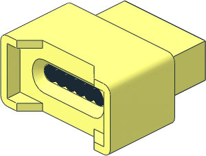 Electric Power Functions 2.0 Plug with Black Cable Stub