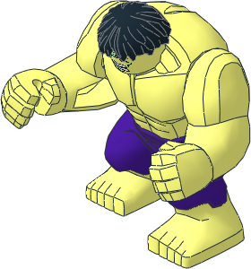 Bigfig Figure Hulk with Dark Purple Trousers