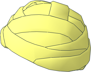 Minifig Headdress Bandage Wrapped