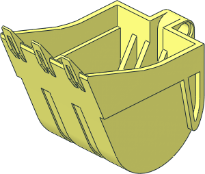 Technic Excavator Bucket  4 x  5