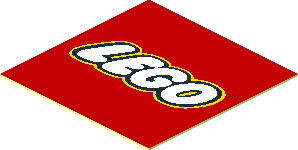 Sticker  1.1 x  1.1 with LEGO Logo