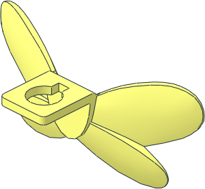 Minifig Wings Fairy with Black Oval Lines Pattern