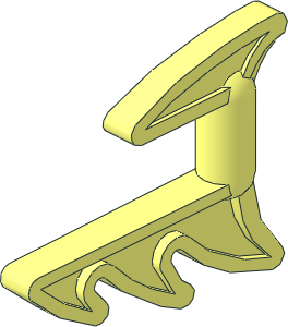 Minifig Blade with Bar Handle and Spikes