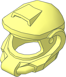 Minifig Helmet Sport with Front Handle