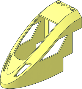 Train Front  6 x 14 x  7.333