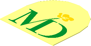 Sticker  1.1 x  1.1 with MD Foods Logo