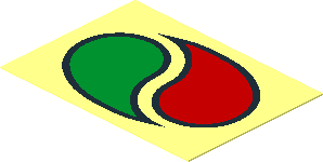 Sticker  1.5 x  2.1 with Octan Logo on Transparent Background