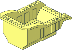Tipper Bucket 8 x 12 x  4.667 with Hinge Plate