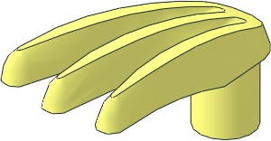 Minifig Bladed Claw Spread