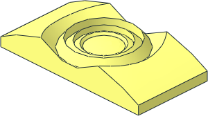 Slope Curved  4 x  2 x  0.667 Double with Fresnel Lens