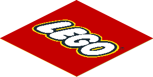 Sticker  2.5 x  2.5 with LEGO Logo without Border