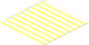 Sticker  2.9 x  2.9 with White/Clear Stripes