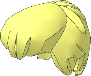 Minifig Hair Short Quiff