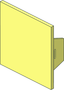 ~Electric Light & Sound Clip-On Plate  2 x  2