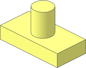 Tile  1 x  2 with 1 Tall Centre Stud