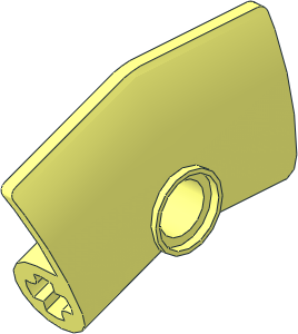 Technic Panel Curved  3 x  2 x  1 Angled #3