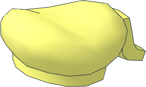 Minifig Hat Sailor with Ribbon and Pin