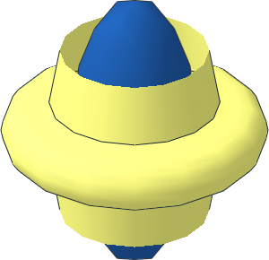 ~Hose Flexible 10L Middle Segment with Blue Core Radius  3