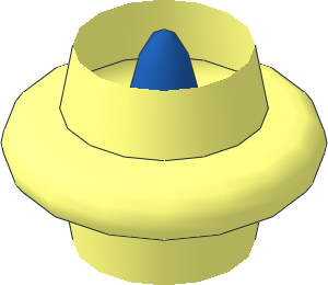 ~Hose Flexible 10L Middle Segment with Blue Core Radius  1.5