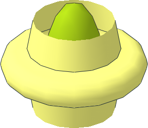 ~Hose Flexible 10L Middle Segment with Lime Core Radius  2.5