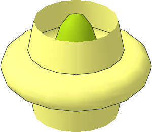 ~Hose Flexible 10L Middle Segment with Lime Core Radius  2