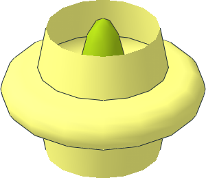 ~Hose Flexible 10L Middle Segment with Lime Core Radius  1.5