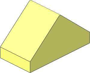 Duplo Slope Brick 45  4 x  2 Double