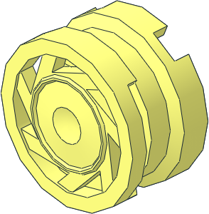 Wheel Rim  6.4 x 11 with  7 Spokes