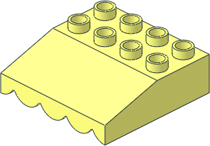 Duplo Roof Sloped 33  4 x  4 with  9 Bottom Tubes with Awning Overhang