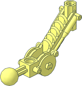 Constraction Limb  4 x  7 Bent 45 with Ball Joint and Opposing Axleholes