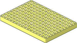 Container 16 x 11 x  6 Box Bygglek Lid