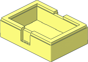 Container 22 x 16 x  6 Box Bygglek