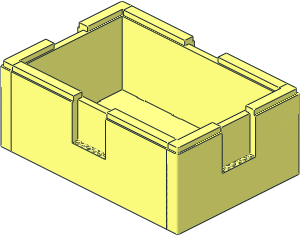 Container 32 x 22 x 12 Box Bygglek