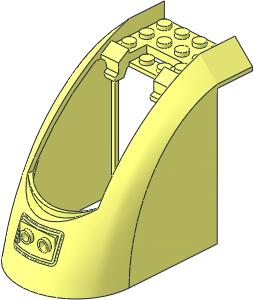 Train Front  6 x 10 x  7