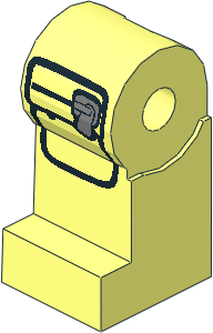 Minifig Leg Right with Zippered Pocket Pattern