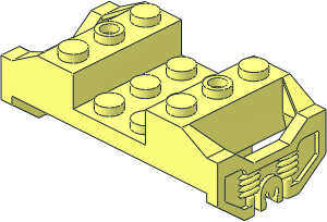 Train Wheel Bogie With Pin Slots without Wheelset
