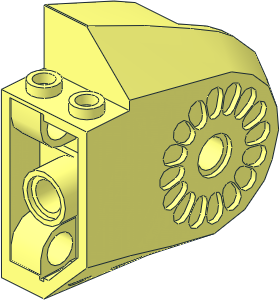 Animal Dinosaur Body Quarter with Pegholes