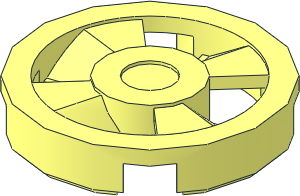 Minifig Weapon Disc Projectile