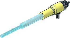 Pneumatic Fire Hose Nozzle with Simulated Jet (Extended)